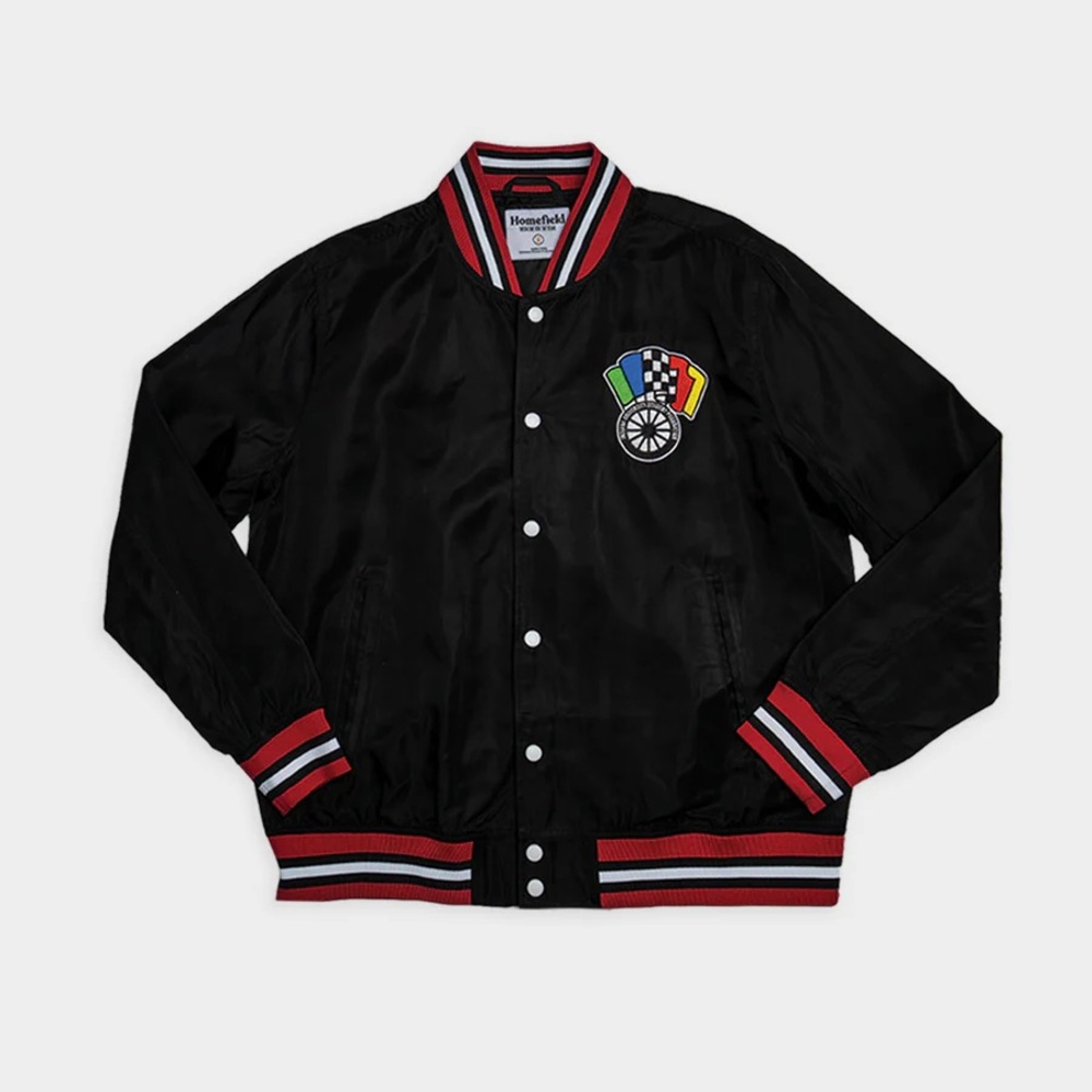 New Homefield Indiana University Hoosiers IU Little 500 Racing Bomber Jacket S🚲🏁